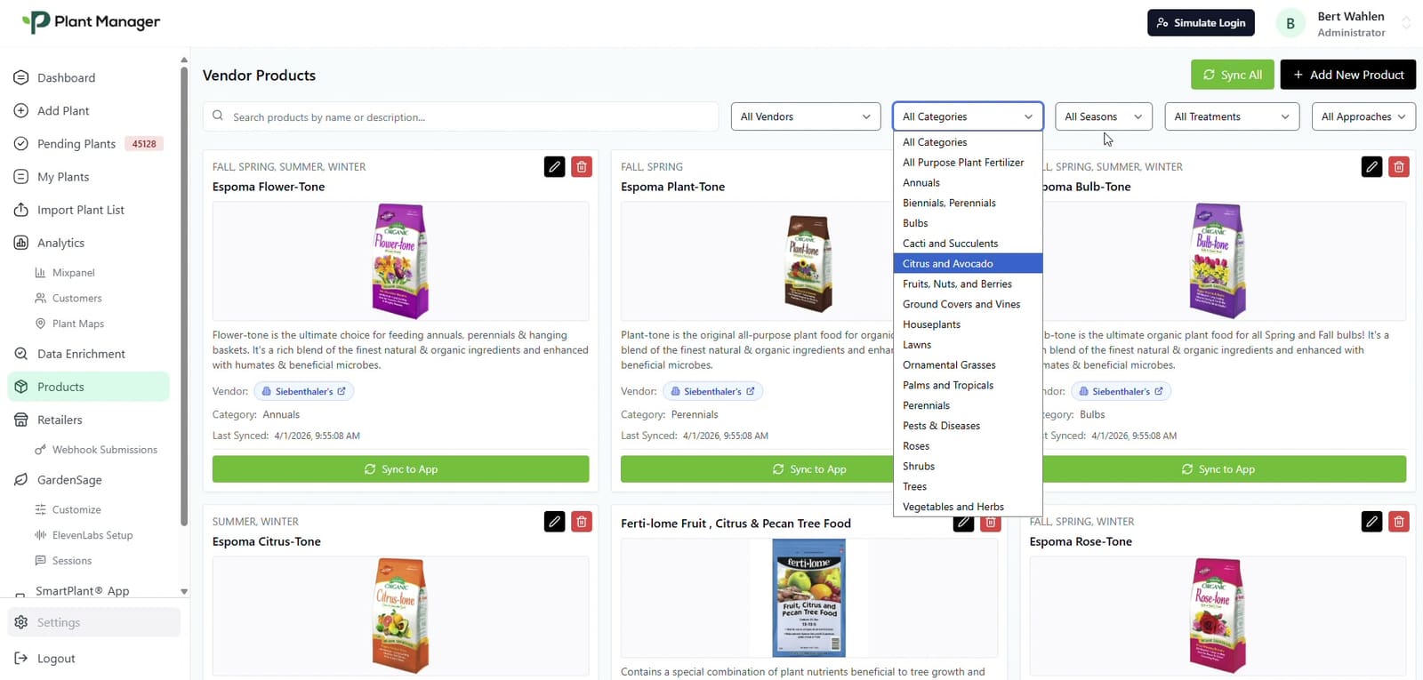 Plant Manager industry overview from the product walkthrough